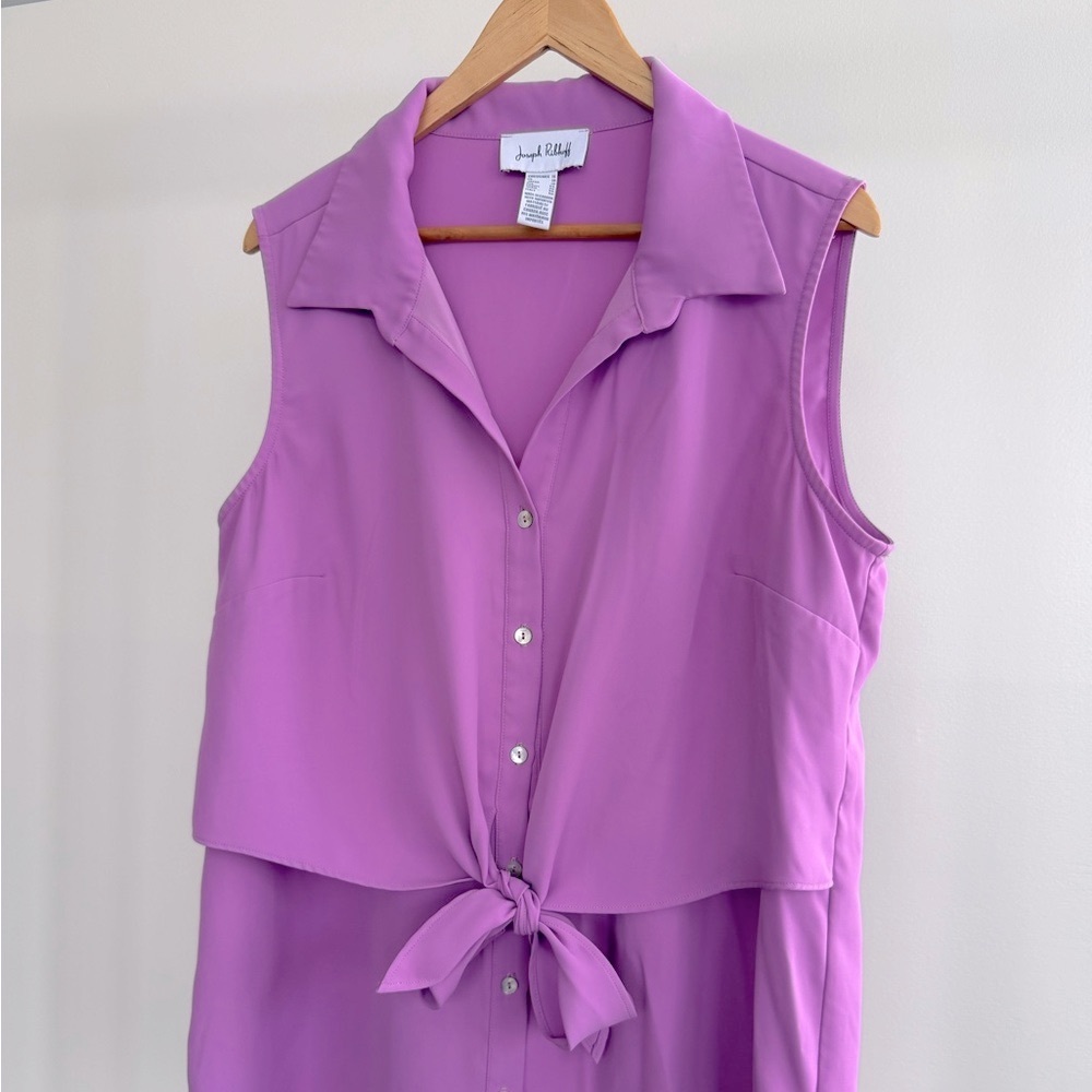 Joseph Ribkoff Layered Front Tie Blouse